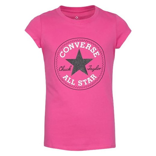 Bluzka dziewczęca różowa Converse 