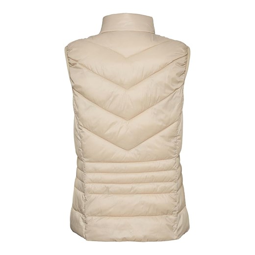 Beżowa kamizelka damska Vero Moda casual krótka