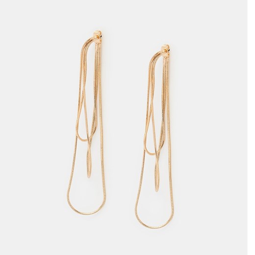 Mohito - Kolczyki łańcuszki - Złoty Mohito ONE SIZE Mohito