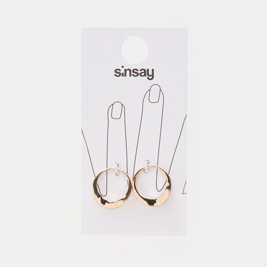 Sinsay - Pierścionki 2 pack - Złoty Sinsay Jeden rozmiar Sinsay