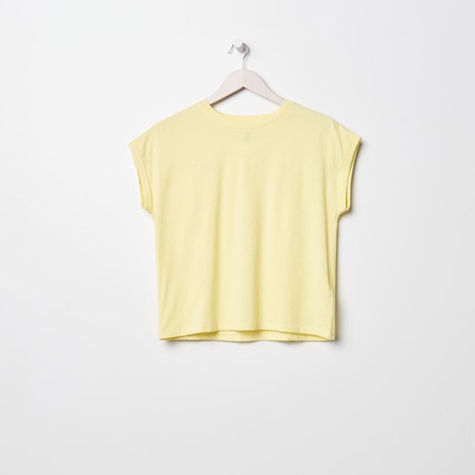 Sinsay - Koszulka - Żółty Sinsay M wyprzedaż Sinsay