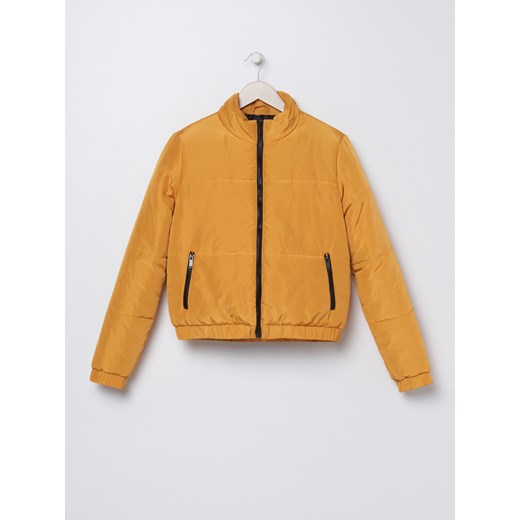 Sinsay - Gładka bomberka - Żółty Sinsay XXS Sinsay