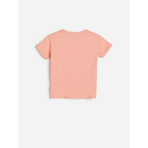 Reserved - T-shirt z naszywkami - Pomarańczowy Reserved 92 Reserved