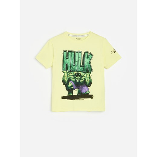 Reserved - T-shirt Hulk - Zielony Reserved 170 Reserved okazja