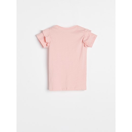 Reserved - Bawełniany t-shirt - Różowy Reserved 86 Reserved