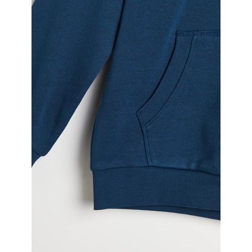 Reserved - Bluza dresowa z kapturem - Granatowy Reserved 140 Reserved