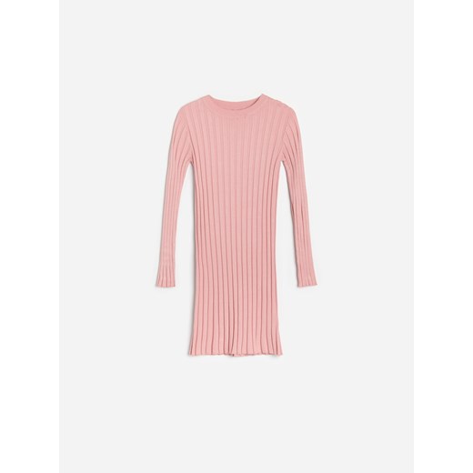 Reserved - Dzianinowa sukienka - Różowy Reserved 152 Reserved