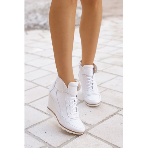 Białe sneakersy Megan Saway 37 saway