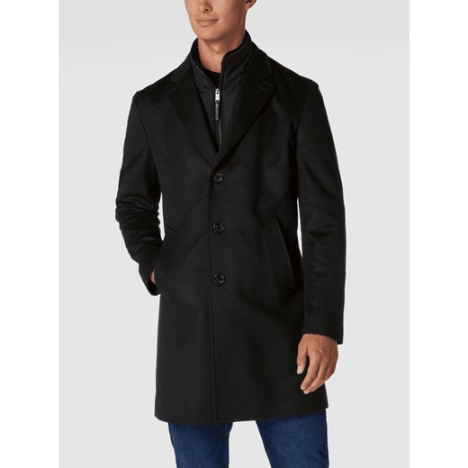Płaszcz wełniany o kroju slim fit ze wstawką model ‘Hyde’ 54 Peek&Cloppenburg 