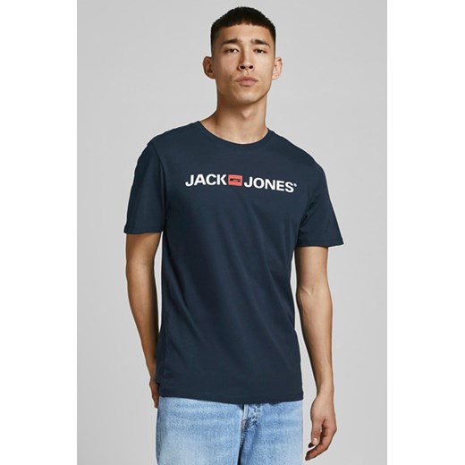 T-shirt Classic JACK AND JONES navy Jack & Jones S Astratex