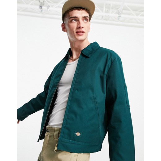 Dickies – Eisenhower – Zielona kurtka z podszewką-Zielony Dickies XL Asos Poland