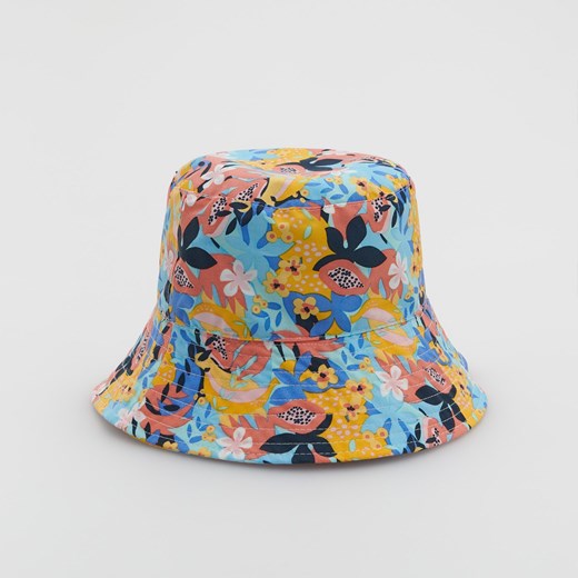 Reserved - Kapelusz bucket hat w kwiaty - Wielobarwny Reserved S/M okazja Reserved