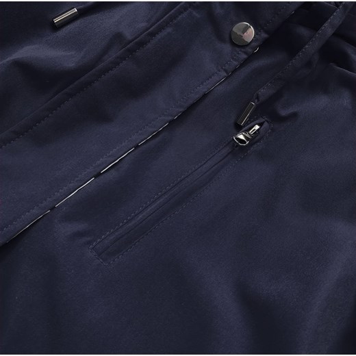 DWUSTRONNA KURTKA PARKA DAMSKA GRANAT/BIAŁY (W703) Goodlookin.pl XXL (44) goodlookin.pl