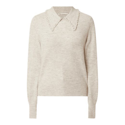 Sweter z ozdobnymi perełkami model ‘Pearla’ XL Peek&Cloppenburg 