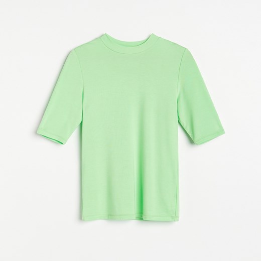 Reserved - Bluzka z modalu - Zielony Reserved S Reserved promocja