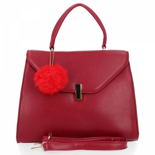 Shopper bag czerwona Herisson matowa 