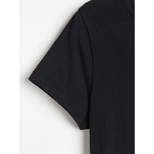 Reserved - T-shirt z nadrukiem - Czarny Reserved L wyprzedaż Reserved