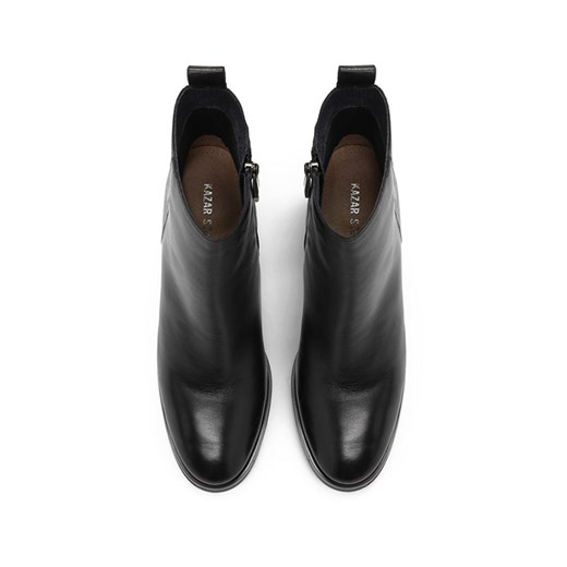 Skórzane botki w kolorze czarnym Kazar Studio 39 promocja Limango Polska