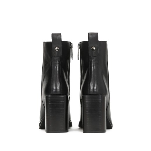 Skórzane botki w kolorze czarnym Kazar Studio 39 wyprzedaż Limango Polska