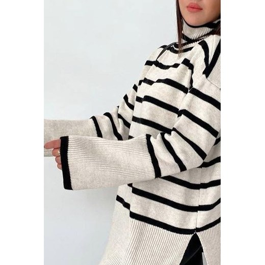 Sweter damski TRISTELMA ECRU uniwersalny promocja Ivet Shop