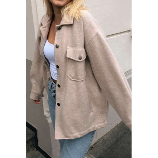 Koszula damska RAMOLA BEIGE S wyprzedaż Ivet Shop