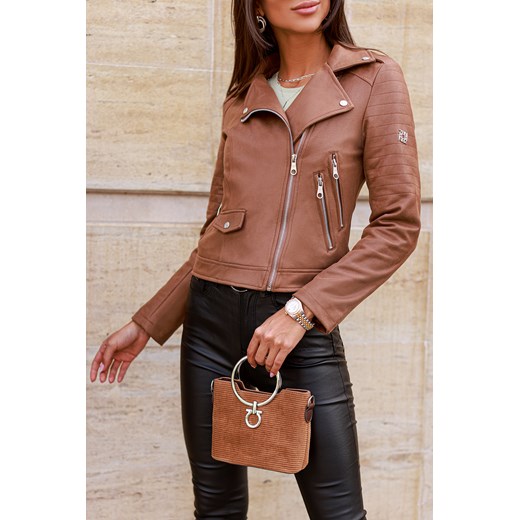Kurtka damska MARITA BROWN XXL promocja Ivet Shop