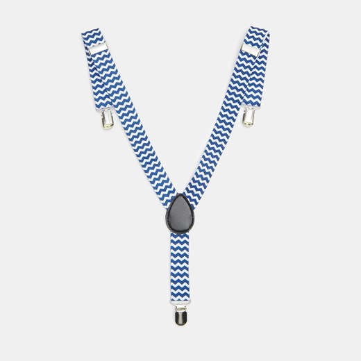 Sinsay - Regulowane szelki do spodni - Niebieski Sinsay Jeden rozmiar wyprzedaż Sinsay