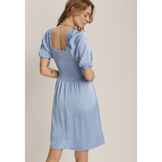 Niebieska Sukienka Fysersya Renee S Renee odzież promocja