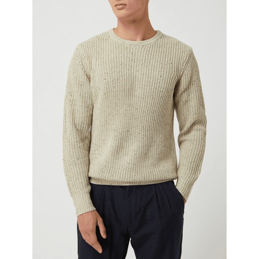 Sweter o kroju regular fit z dodatkiem wełny model ‘Karl’ Casual Friday L Peek&Cloppenburg 