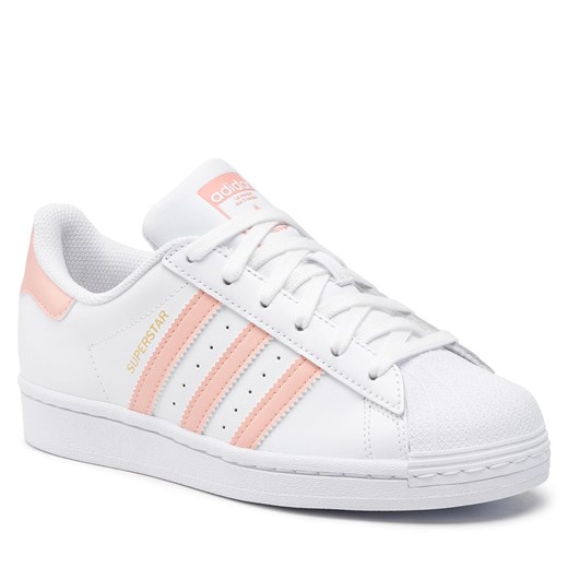 Buty adidas - Superstar H00162 Ftwwht/Amblus/Amblus 40 2/3 promocja eobuwie.pl