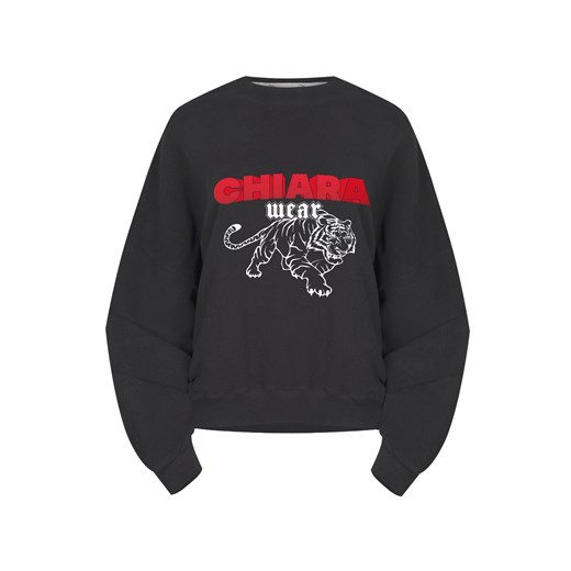 Bluza damska oversize TIGER - grafit Chiara Wear S/M Chiara Wear