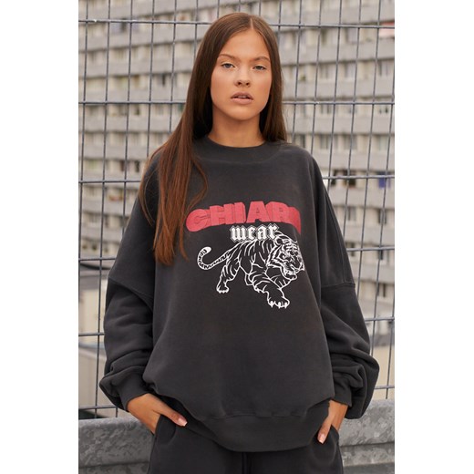 Bluza damska oversize TIGER - grafit Chiara Wear L/XL Chiara Wear
