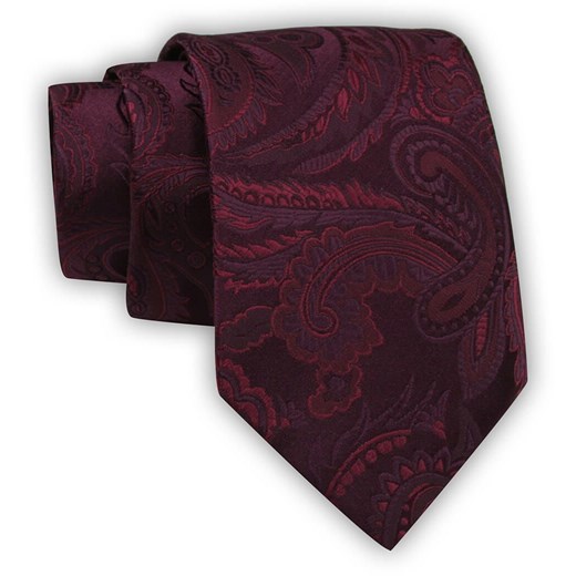 Krawat Alties (7 cm) - Bordowy, Wzór Orientalny KRALTS0555 Alties JegoSzafa.pl