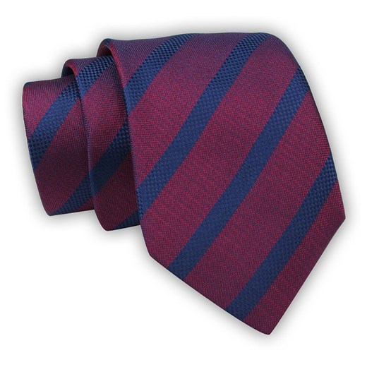 Krawat Alties (7 cm) - Klasyczny w Prążki KRALTS0594 ze sklepu JegoSzafa.pl w kategorii Krawaty - zdjęcie 123136694