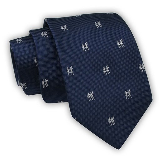 Krawat Alties (7 cm) - Znaki Zodiaku: BLIŹNIĘTA KRALTS0540 ze sklepu JegoSzafa.pl w kategorii Krawaty - zdjęcie 123136730
