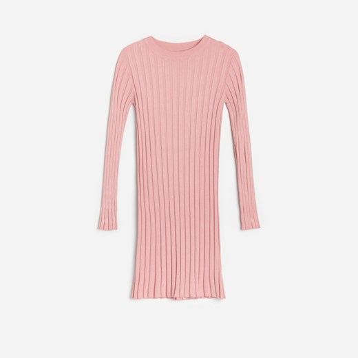 Reserved - Dzianinowa sukienka - Różowy Reserved 152 Reserved