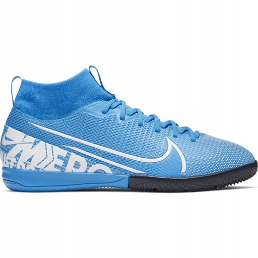 Buty piłkarskie Nike Mercurial Superfly 7 Academy Ic Jr AT8135 414 niebieskie wielokolorowe Nike 36 ButyModne.pl