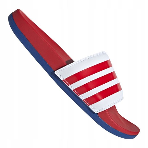 Klapki adidas Adilette Comfort M EG1853 białe czerwone 43 1/3 ButyModne.pl