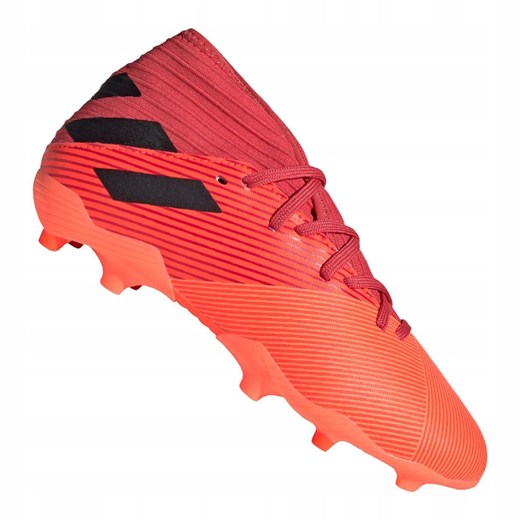 Buty piłkarskie adidas Nemeziz 19.3 Fg Jr EH0492 czerwone czerwone 38 2/3 ButyModne.pl