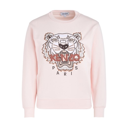 Bluza damska różowa Kenzo casualowa z napisem 