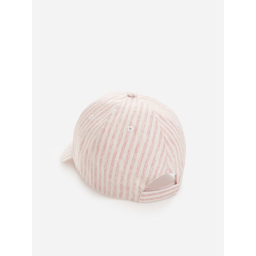Reserved - Bawełniana czapka z daszkiem - Różowy Reserved M/L wyprzedaż Reserved