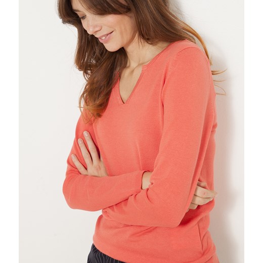 CAMAIEU Sweter damski koralowy - S Camaieu S Differenta.pl