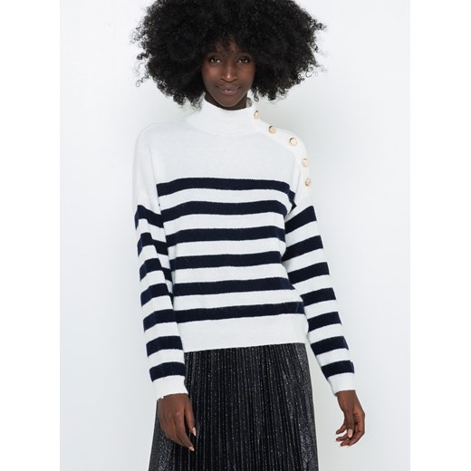 Sweter damski Camaieu w paski 