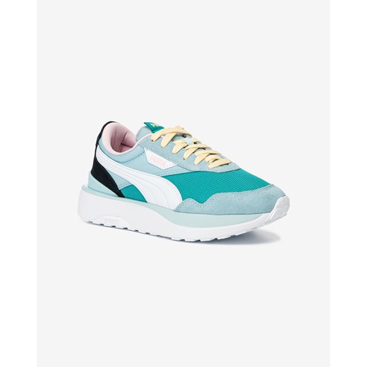 Buty sportowe damskie Puma w stylu casual na płaskiej podeszwie sznurowane