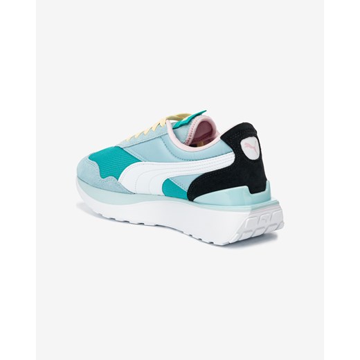 Buty sportowe damskie Puma w stylu casual na wiosnę na płaskiej podeszwie