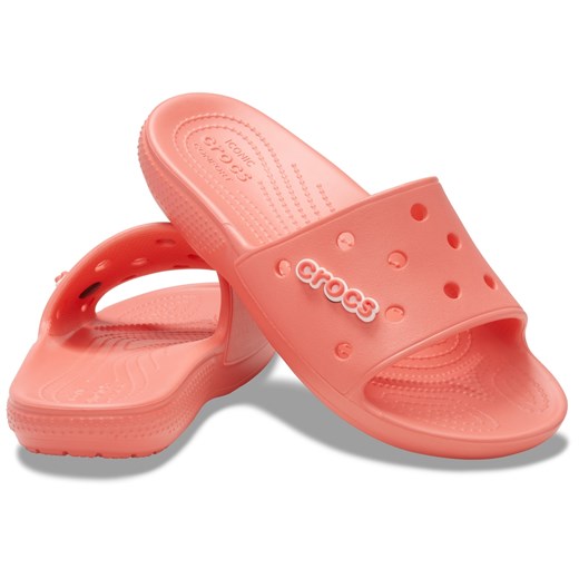 Klapki damskie Crocs płaskie casual z gumy