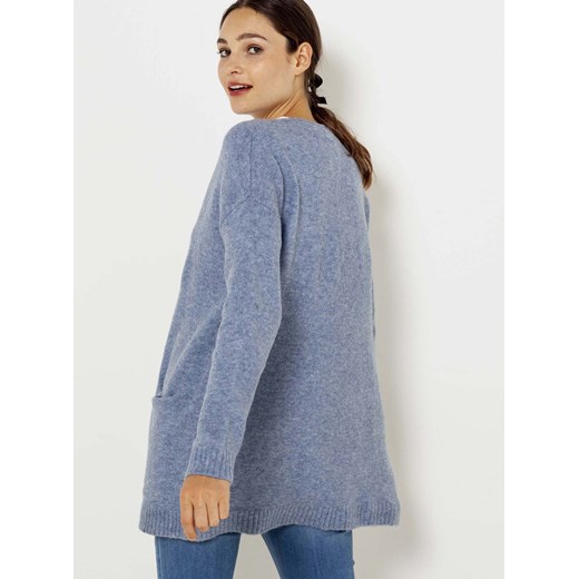Niebieski sweter damski Camaieu 