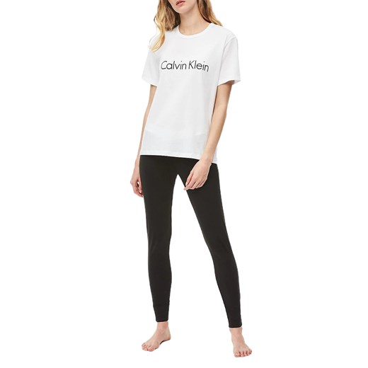 Calvin Klein biała koszulka damska S/S Crew Neck - XS Calvin Klein XS Differenta.pl