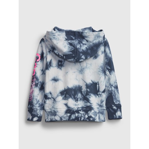 GAP Tie-Dye Bluza dziecięca Niebieski Biały - 2YRS Gap 2YRS wyprzedaż Differenta.pl