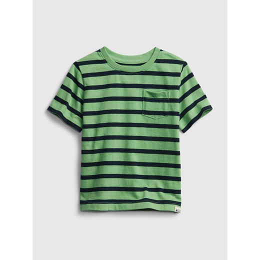 T-shirt niemowlęcy PTF SS Stripe Green - 12-18M Gap 18-24M Differenta.pl okazja